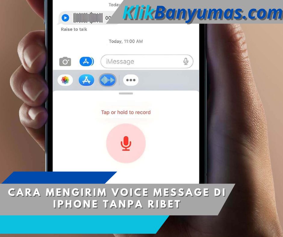 Cara Mengirim Voice Message